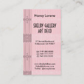 Shelby, Lady in Pink and Blue uit 1930 Visitekaartje (Achterkant)