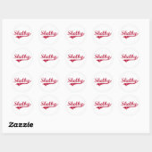 Shelby Mississippi Classic Design Ronde Sticker (Vel)