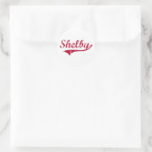 Shelby Mississippi Classic Design Ronde Sticker (Tas)
