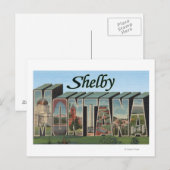 Shelby, Montana Briefkaart (Voorkant / Achterkant)