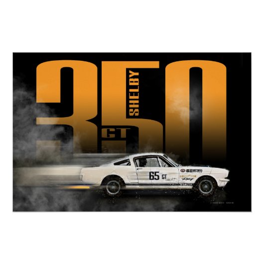 Shelby Mustang 350GT Perfect Poster (Voorkant)