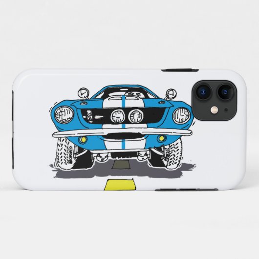 Shelby Mustang iPhone Case (Achterkant (horizontaal))