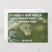 Shelby NC Briefkaart (Voorkant / Achterkant)