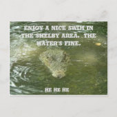 Shelby NC Briefkaart (Voorkant)