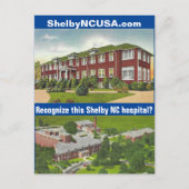 Shelby NC Historic Briefkaart (Voorkant)
