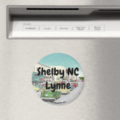 Shelby NC Lynne Magnet (Insitu (Vaatwasser))