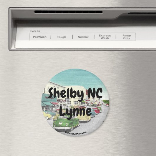 Shelby NC Lynne Magnet (Insitu (Vaatwasser))