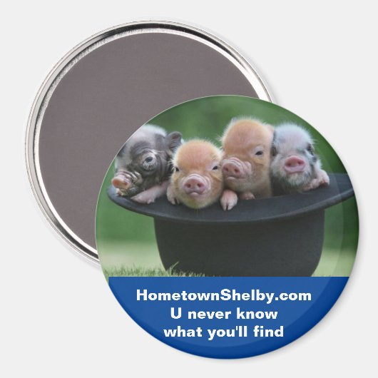 Shelby NC magneet (Voorkant / Achterkant)