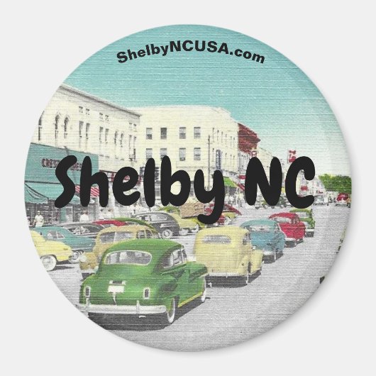 Shelby NC Magnet (Voorkant)