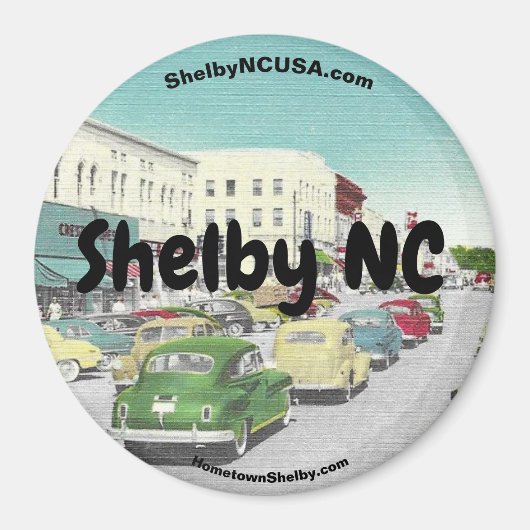 Shelby NC Magnet (Voorkant)