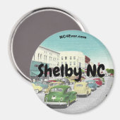 Shelby NC Magnet (Voorkant / Achterkant)