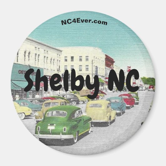 Shelby NC Magnet (Voorkant)