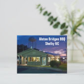 Shelby NC North Carolina Briefkaart Alston Bridges (Staand voorkant)