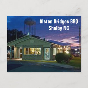 Shelby NC North Carolina Briefkaart Alston Bridges