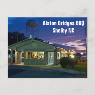 Shelby NC North Carolina Briefkaart Alston Bridges