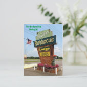 Shelby North Carolina NC Red Bridges Briefkaart (Staand voorkant)