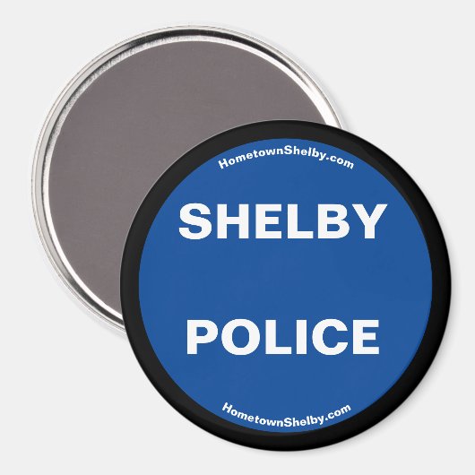 Shelby Police Magnet (Voorkant / Achterkant)