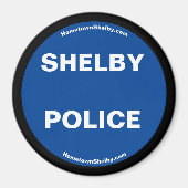 Shelby Police Magnet (Voorkant)