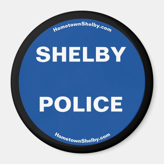 Shelby Police Magnet (Voorkant)