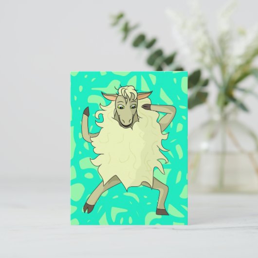 Shelby Sheep Briefkaart (Staand voorkant)