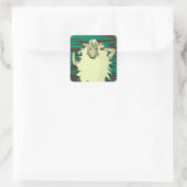 Shelby Sheep Vierkante Sticker (Tas)