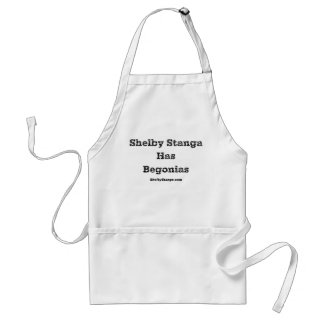 Shelby Stanga Heeft Begonias Apron Standaard Schort