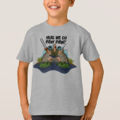 Shelby The Swamp Man - Hier gaan we Paw Paw T-shirt (Voorkant)