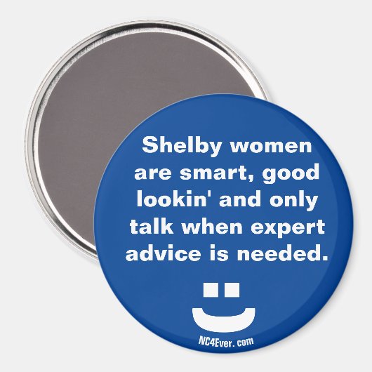 Shelby vrouwen zijn ... magneet (Voorkant / Achterkant)
