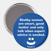 Shelby vrouwen zijn ... magneet (Voorkant / Achterkant)