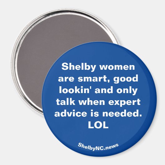 Shelby vrouwen zijn ... magnet (Voorkant / Achterkant)
