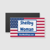 Shelby Woman patriottic Card (Voorkant / Achterkant)