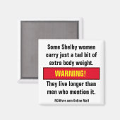 Shelby Women plezier Magneet (Voorkant / Achterkant)