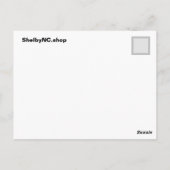 ShelbyNC.shop Historic Shelby briefkaart (Achterkant)