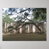 Sheldon Church Ruins Poster (Voorkant)