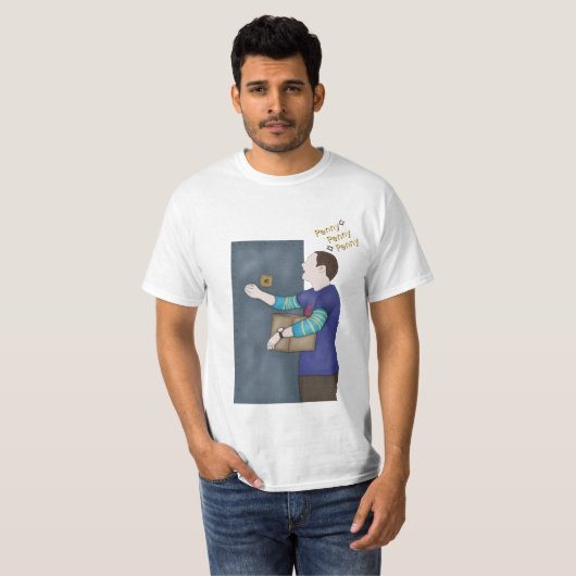 Sheldon Cooper T-shirt (Voorkant volledig)