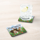 Sheldon de Sheltie Bier Onderzetter (Rechterzijde)