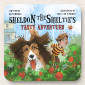 Sheldon de Sheltie Bier Onderzetter (Voorkant)