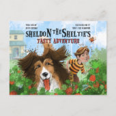 Sheldon de Sheltie Briefkaart (Voorkant)