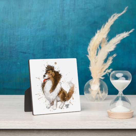 Sheldon de Sheltie Fotoplaat (Insitu)