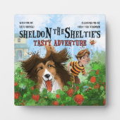 Sheldon de Sheltie Fotoplaat (Voorkant)