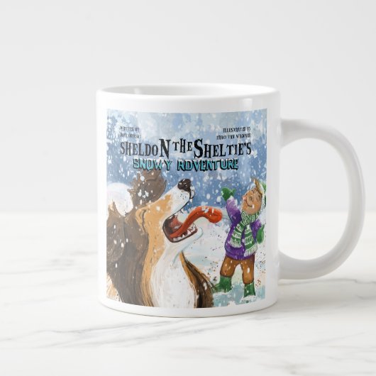 Sheldon de Sheltie Grote Koffiekop (Rechts)