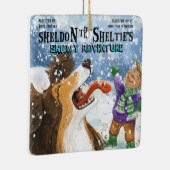 Sheldon de Sheltie Keramisch Ornament (Rechts)
