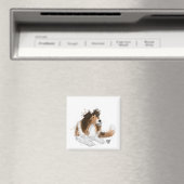 Sheldon de Sheltie Magneet (Insitu (Vaatwasser))