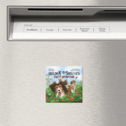 Sheldon de Sheltie Magneet (Insitu (Vaatwasser))