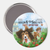 Sheldon de Sheltie Magneet (Voorkant / Achterkant)