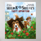 Sheldon de Sheltie Poster (Voorkant)
