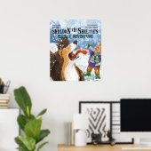 Sheldon de Sheltie Poster (Thuiskantoor)
