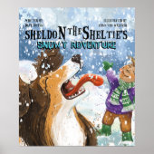Sheldon de Sheltie Poster (Voorkant)