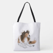 Sheldon de Sheltie Tote Bag (Achterkant)