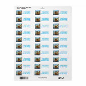 Sheldon en David ontspannen Etiket (Full Sheet)